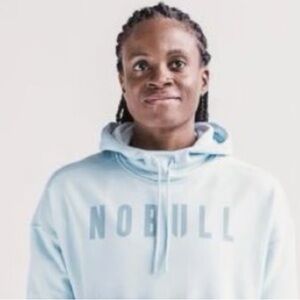 Nobull ice blue hoodie size small